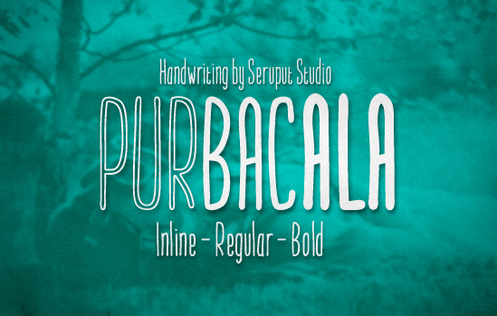 Purbacala font